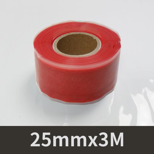 실리콘테이프 (25mmx3M) 빨강
